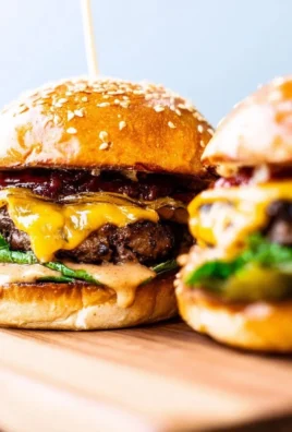 Delicious classic smash burgers with double patties and crispy edges