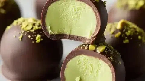 Creamy Pistachio Ganache Truffles: Best Indulgence