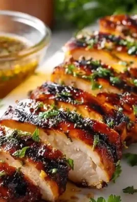 Grilled chicken marinated with a flavorful chicken marinade recipe