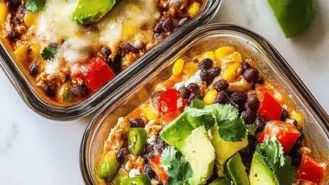 High-Protein Chicken Cottage Cheese Enchilada Bowls You’ll Love