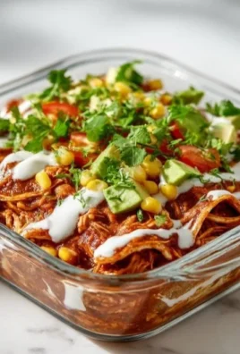 High-protein chicken enchilada bowls topped with cheese and fresh ingredients