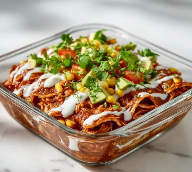 High-Protein Chicken Enchilada Bowls