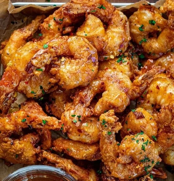 Hot Honey Fried Shrimp