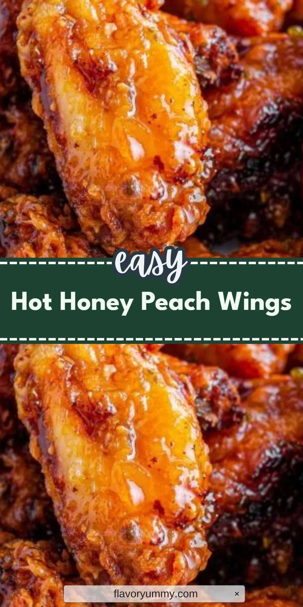 Hot Honey Peach Wings
