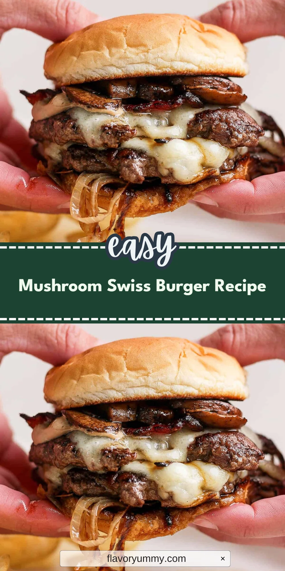 Mushroom Swiss Burger Recipe