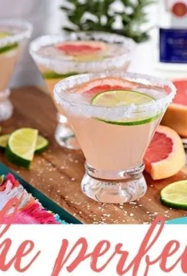 Delicious Paloma Cocktail with tequila and grapefruit served in a glass