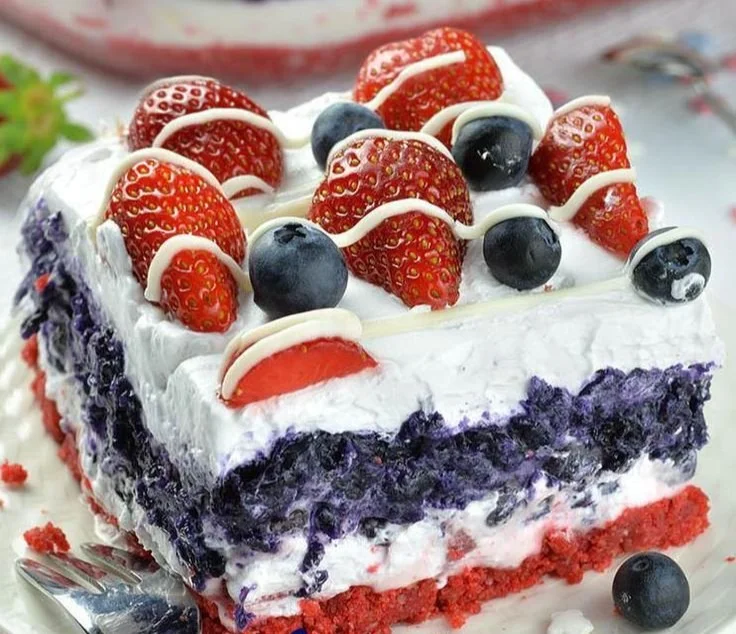 Patriotic Dessert Lasagna