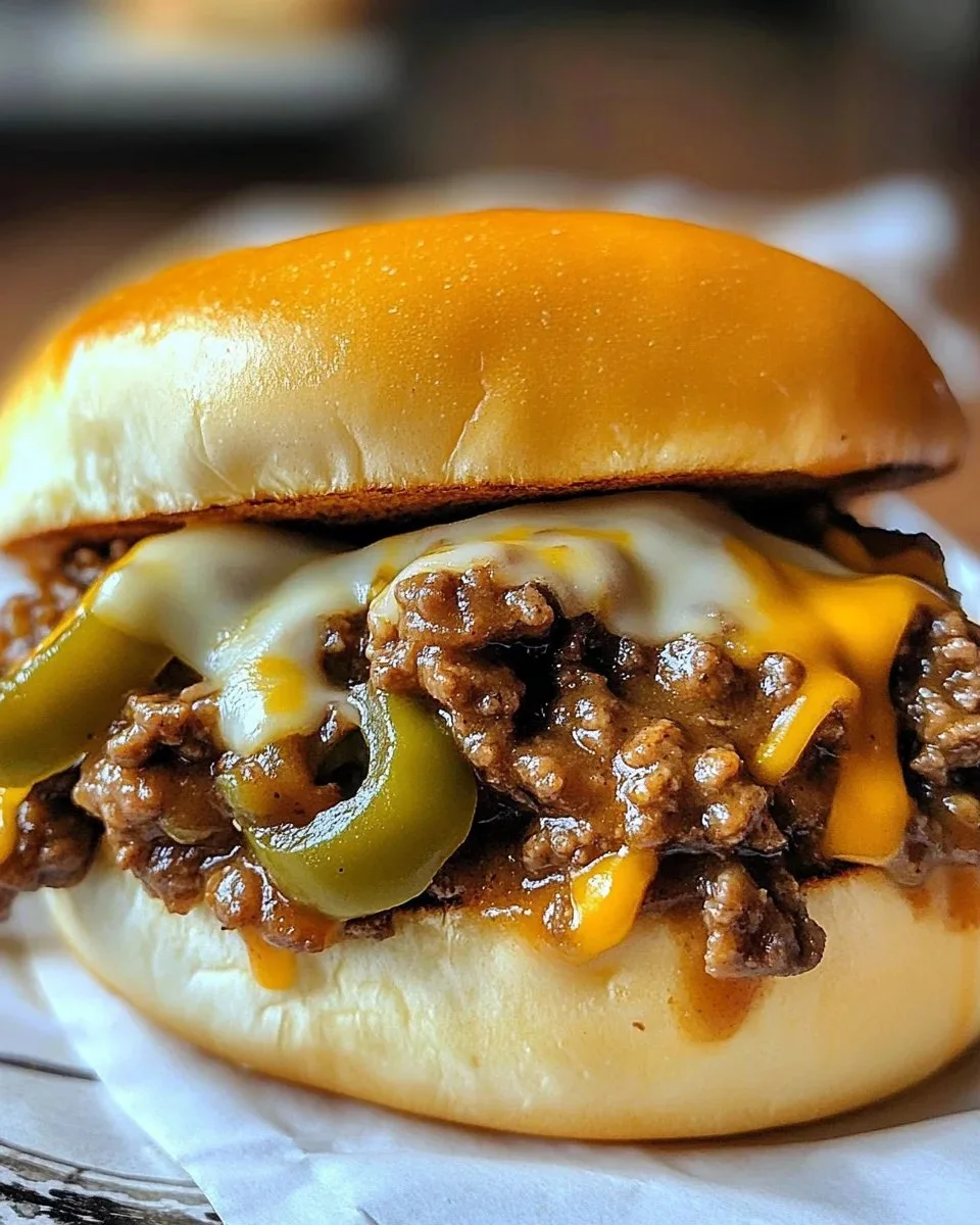 Philly Cheesesteak Sloppy Joes Recipe