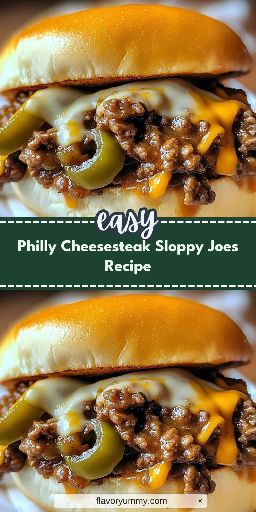 Philly Cheesesteak Sloppy Joes Recipe
