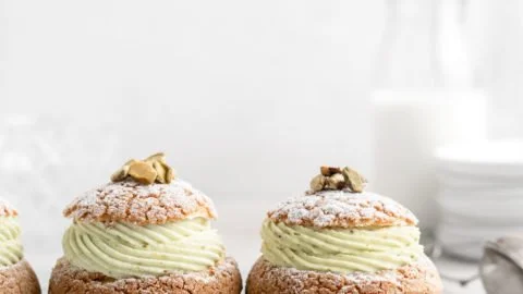 Pistachio Cream Puffs