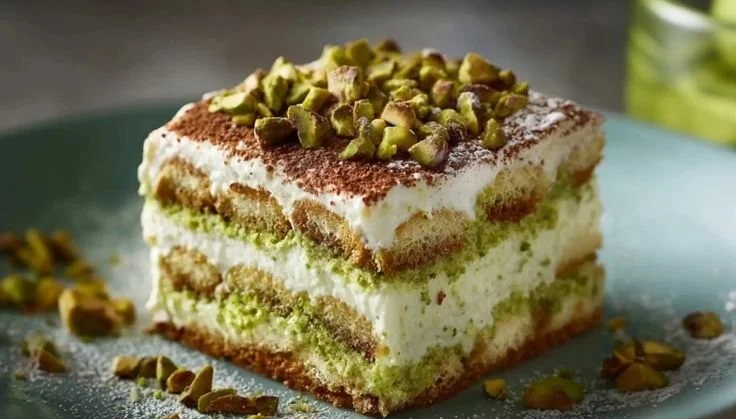 Pistachio Cream Tiramisu