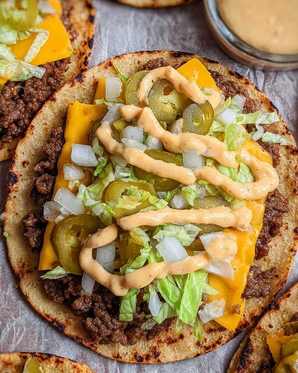 Smash Burger Tacos