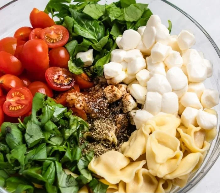 Caprese Salad with Tortellini