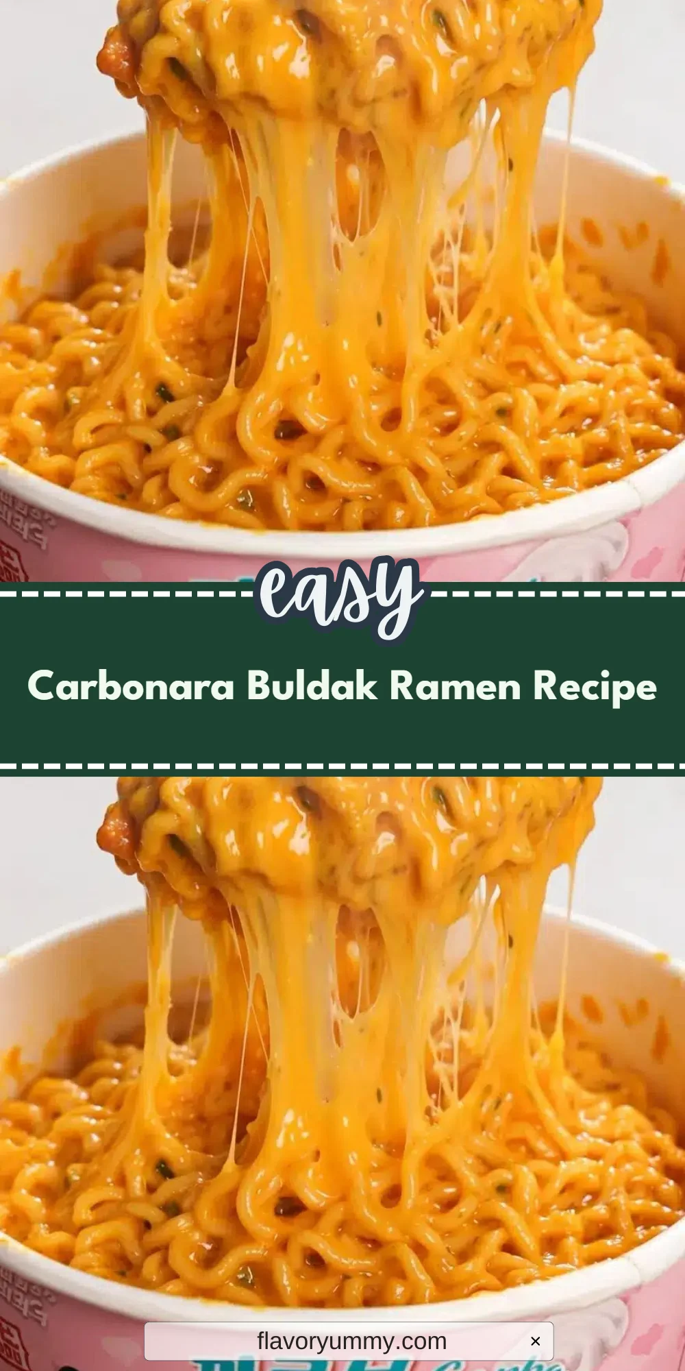 Carbonara Buldak Ramen Recipe