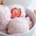 Delicious no-churn strawberry ice cream made with just 3 ingredients