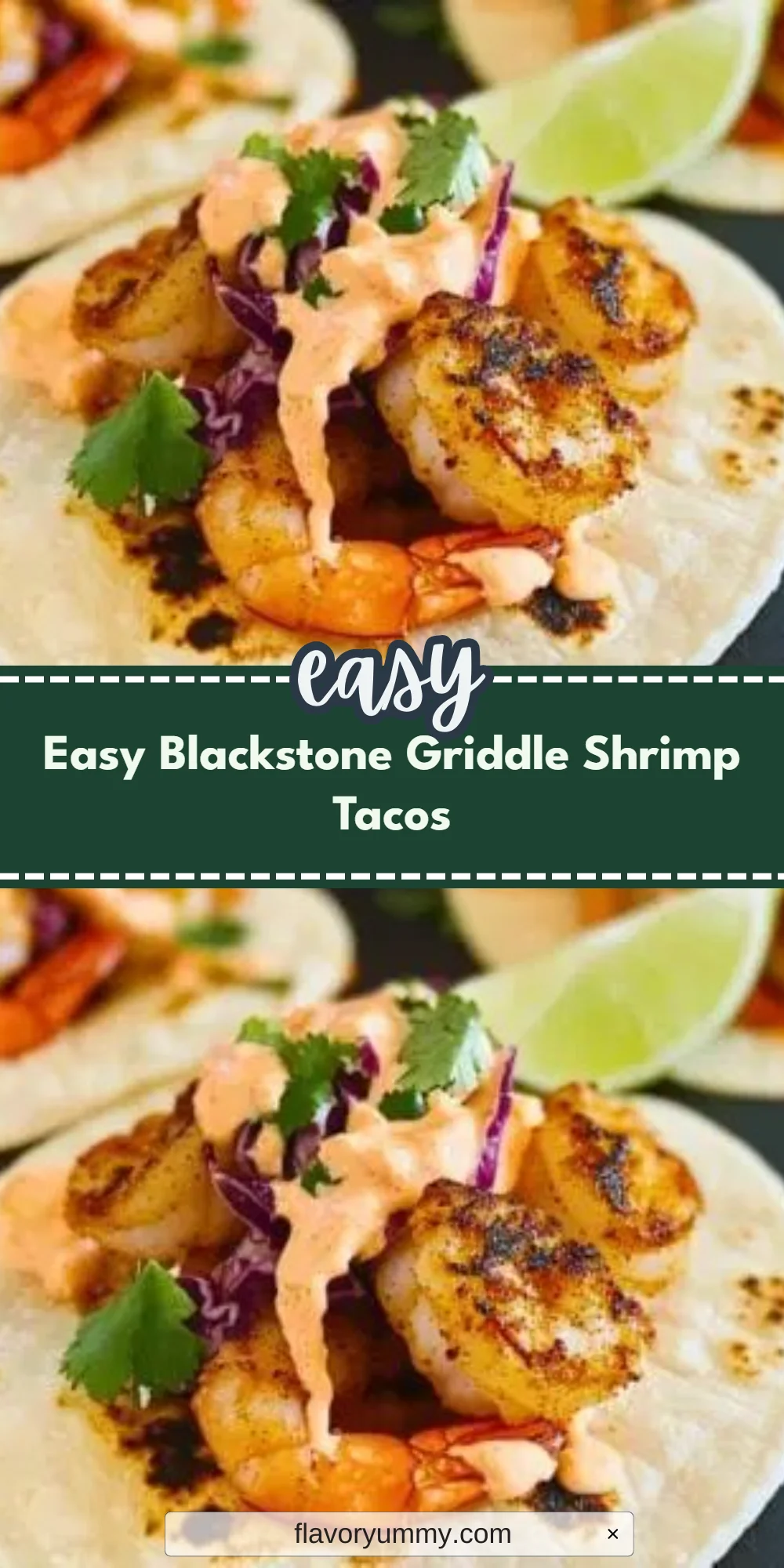 Easy Blackstone Griddle Shrimp Tacos