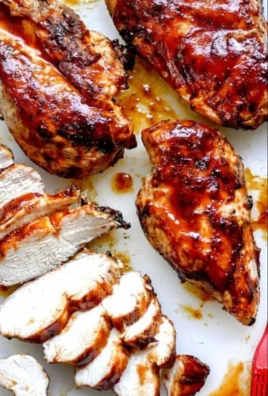Deliciously grilled easy juicy BBQ chicken on a plate