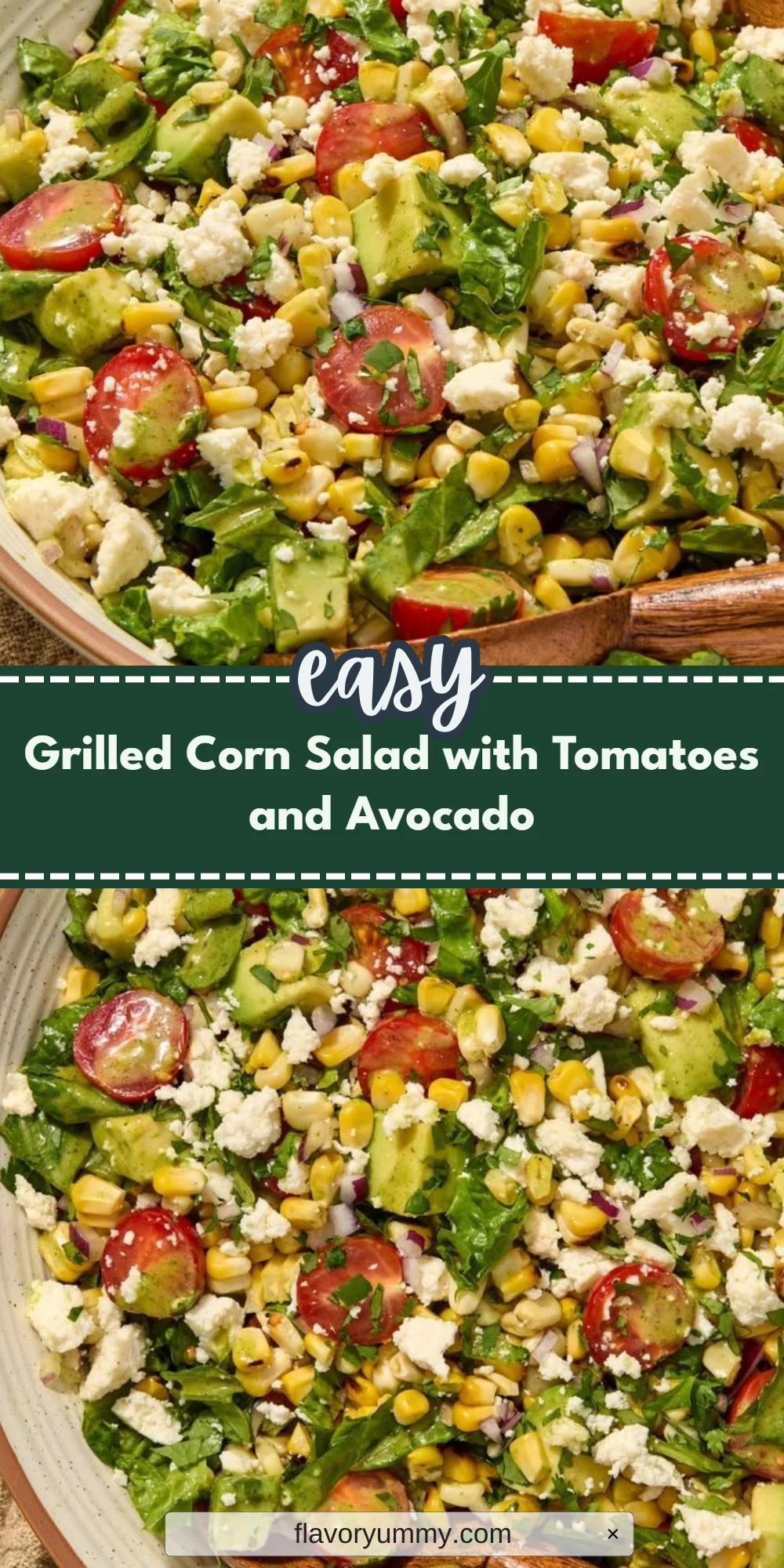 Grilled Corn Salad with Tomatoes and Avocado