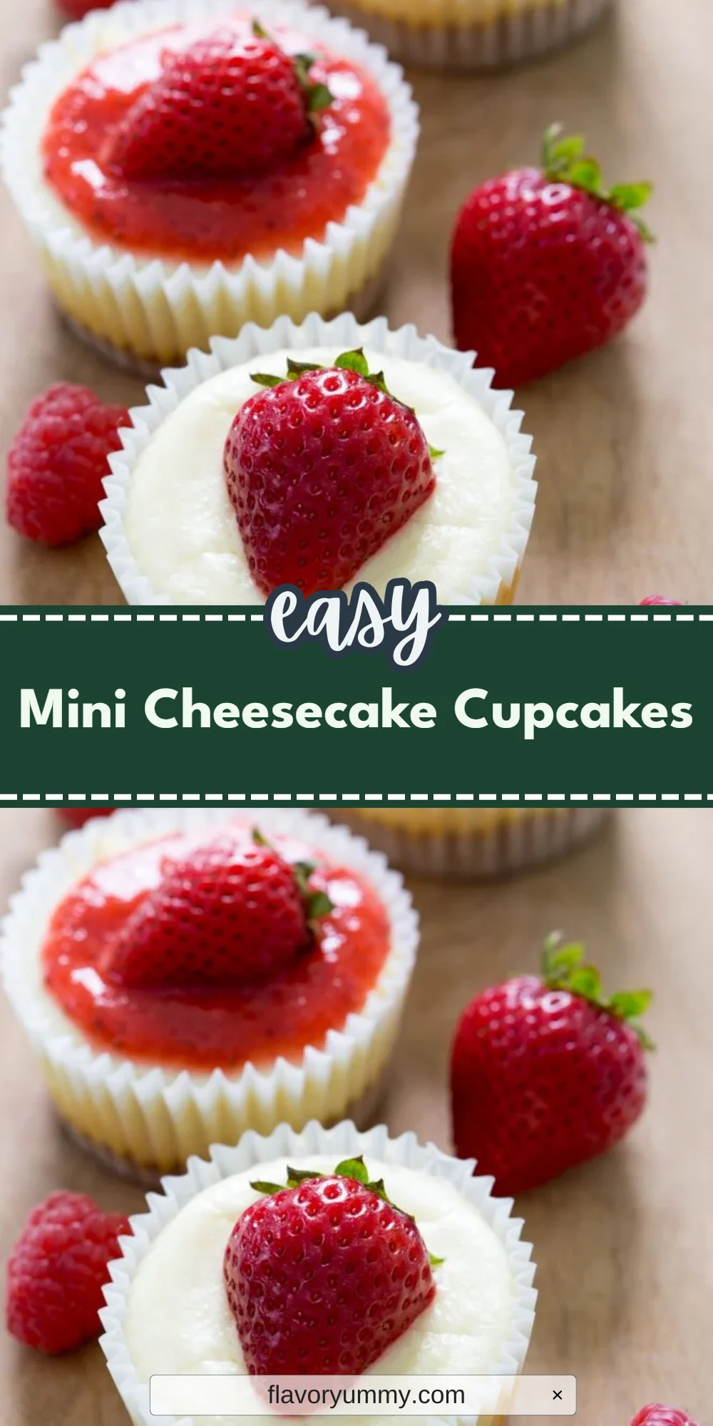 Mini Cheesecake Cupcakes