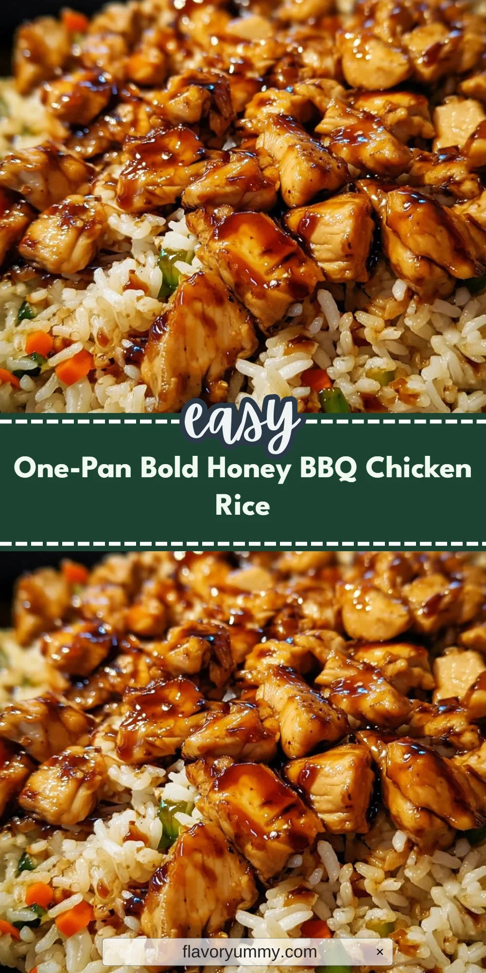 One-Pan Bold Honey BBQ Chicken Rice