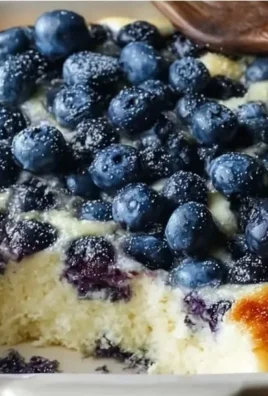 Protein-Powered Blueberry Cottage Cheese Breakfast Bake in a dish
