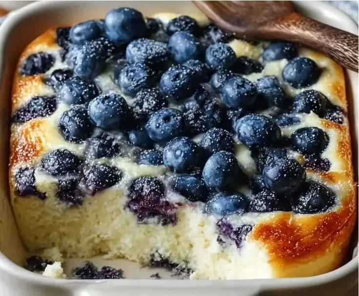 Protein-Powered Blueberry Cottage Cheese Breakfast Bake