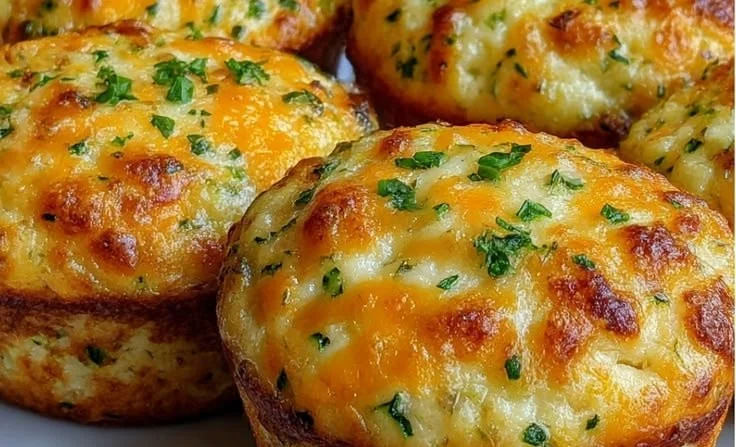 Savory Cottage Cheese Muffins